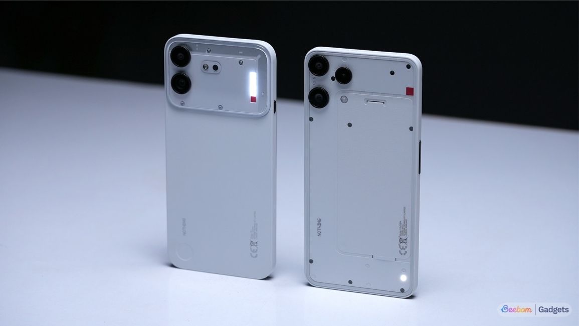 Nothing Phone 4b vs Nothing Phone (3a) Lite design comparison 2