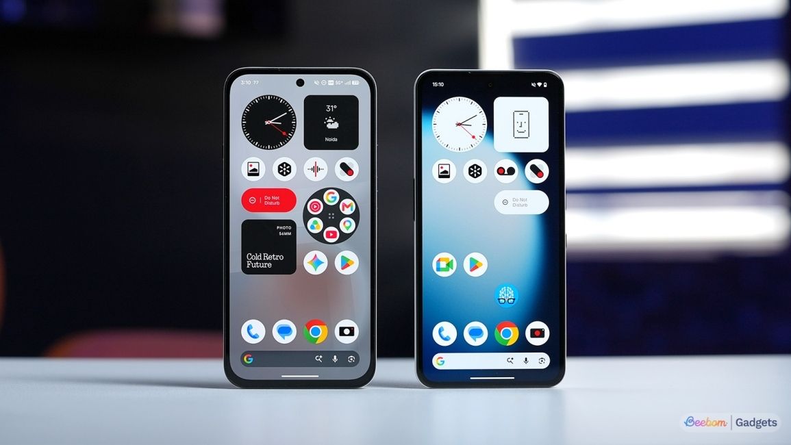 Nothing Phone 4b vs Nothing Phone 3a Lite display comparison