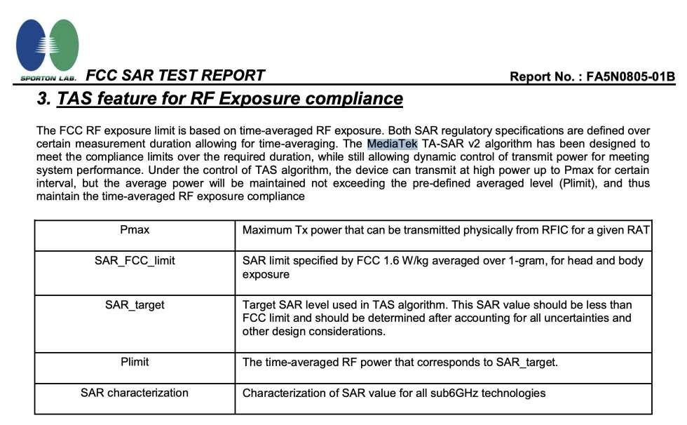 Pixel 11 series FCC SAR test report with MediaTek modem listed Pixel 11 series FCC SAR test report with MediaTek modem listed