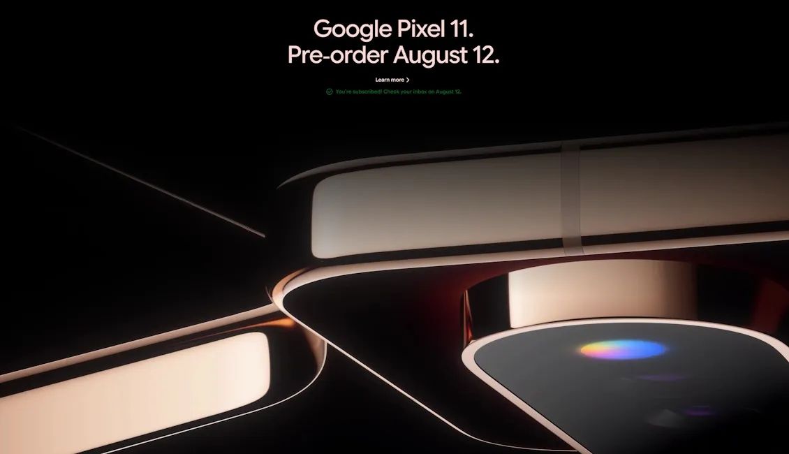 Pixel 11 series teaser image released by Google Pixel 11 series teaser image released by Google