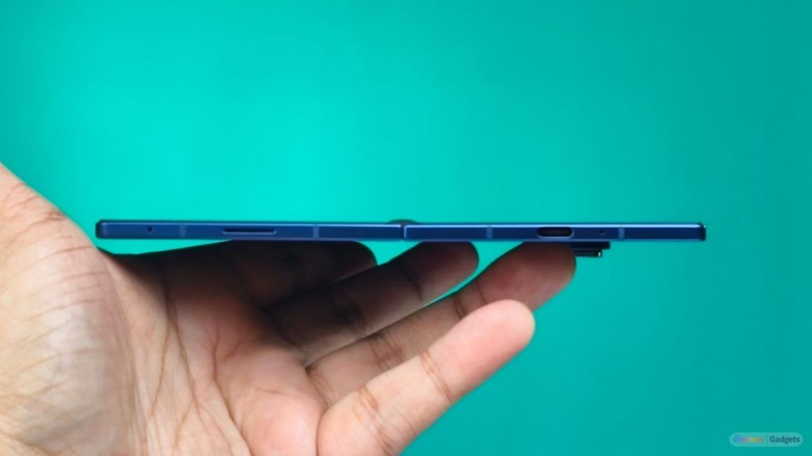 Samsung Galaxy Z Fold 7 design unfolded in hands 