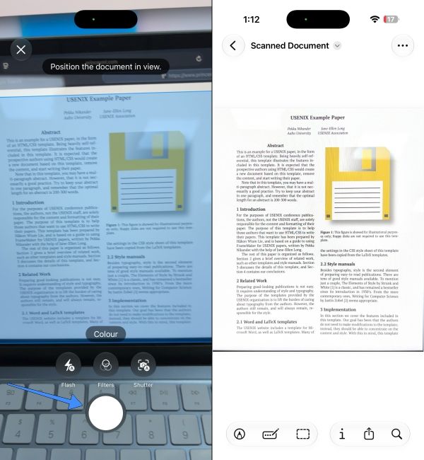 Scan documents in the Previews app Scan documents in the Previews app