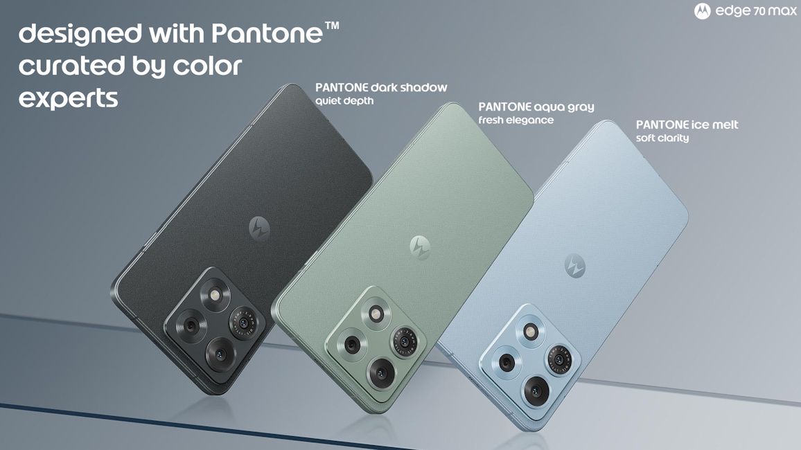 Motorola Edge 70 Max design and colour options Motorola Edge 70 Max design and colour options