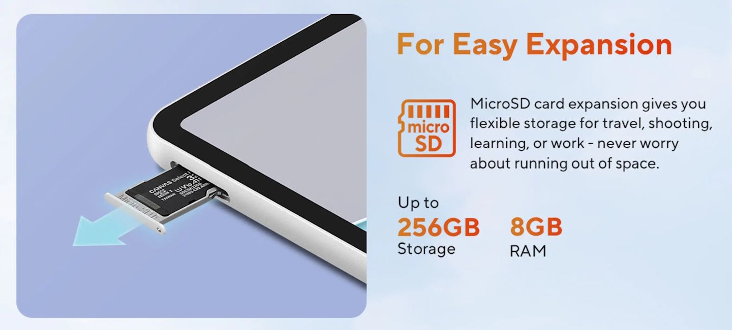 Asus Pad (T3201) with expandable storage