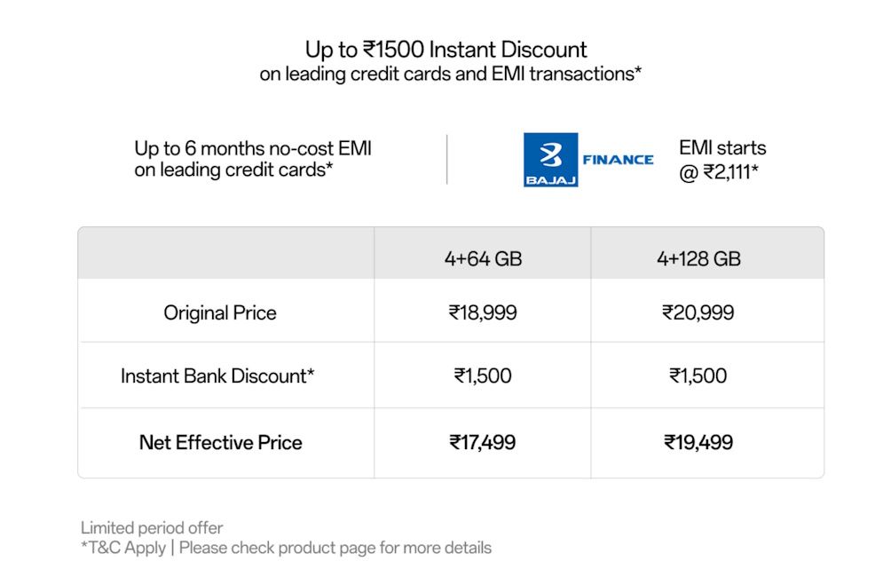 OnePlus N6x discount and offer details OnePlus N6x discount and offer details