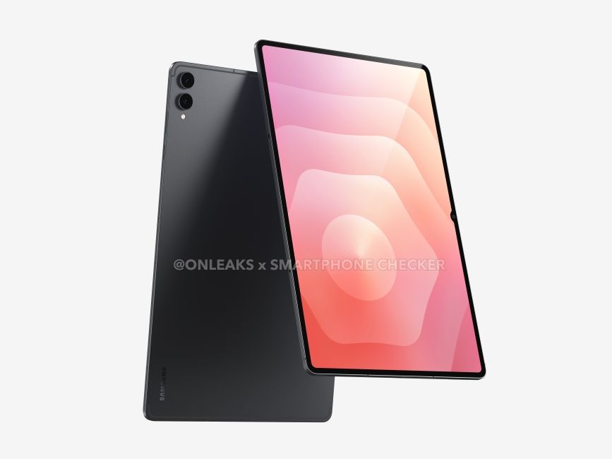 Samsung Galaxy Tab S12 Ultra from the front and back 1 Samsung Galaxy Tab S12 Ultra from the front and back 1