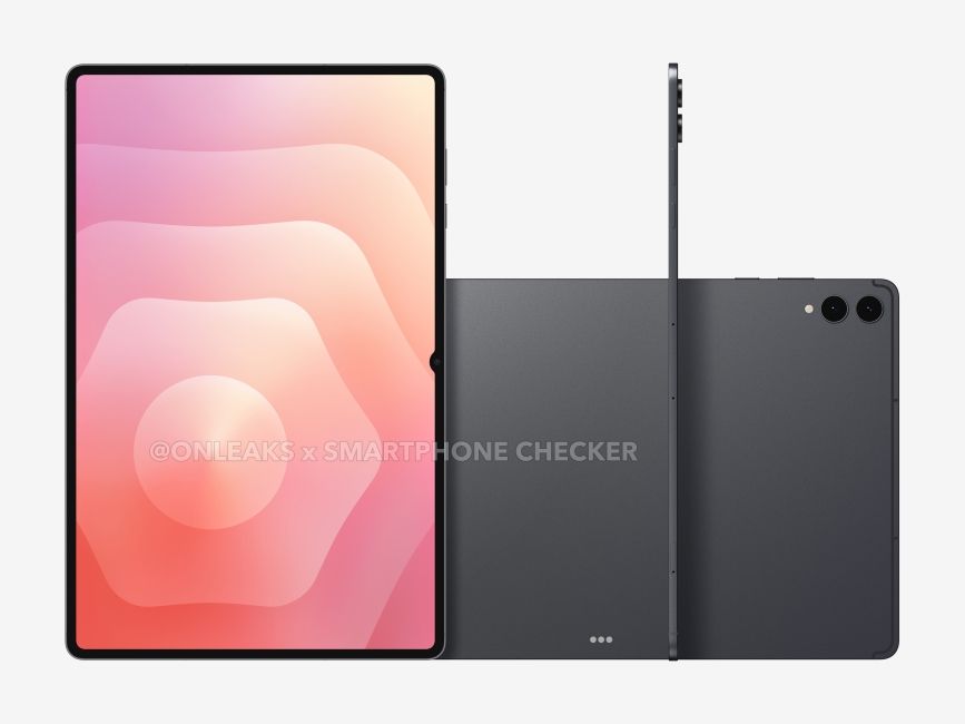 Samsung Galaxy Tab S12 Ultra from the front back and sides Samsung Galaxy Tab S12 Ultra from the front back and sides