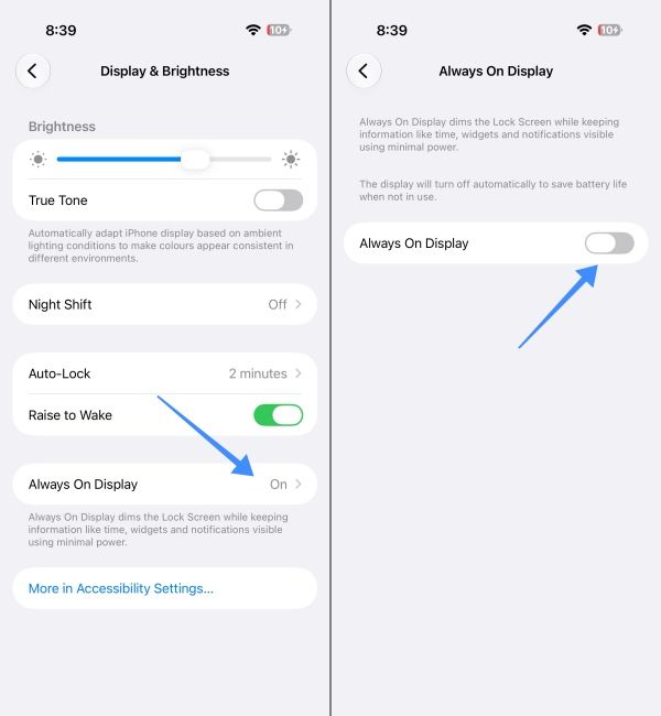 Go to Accessibility settings on iPhone Go to Accessibility settings on iPhone