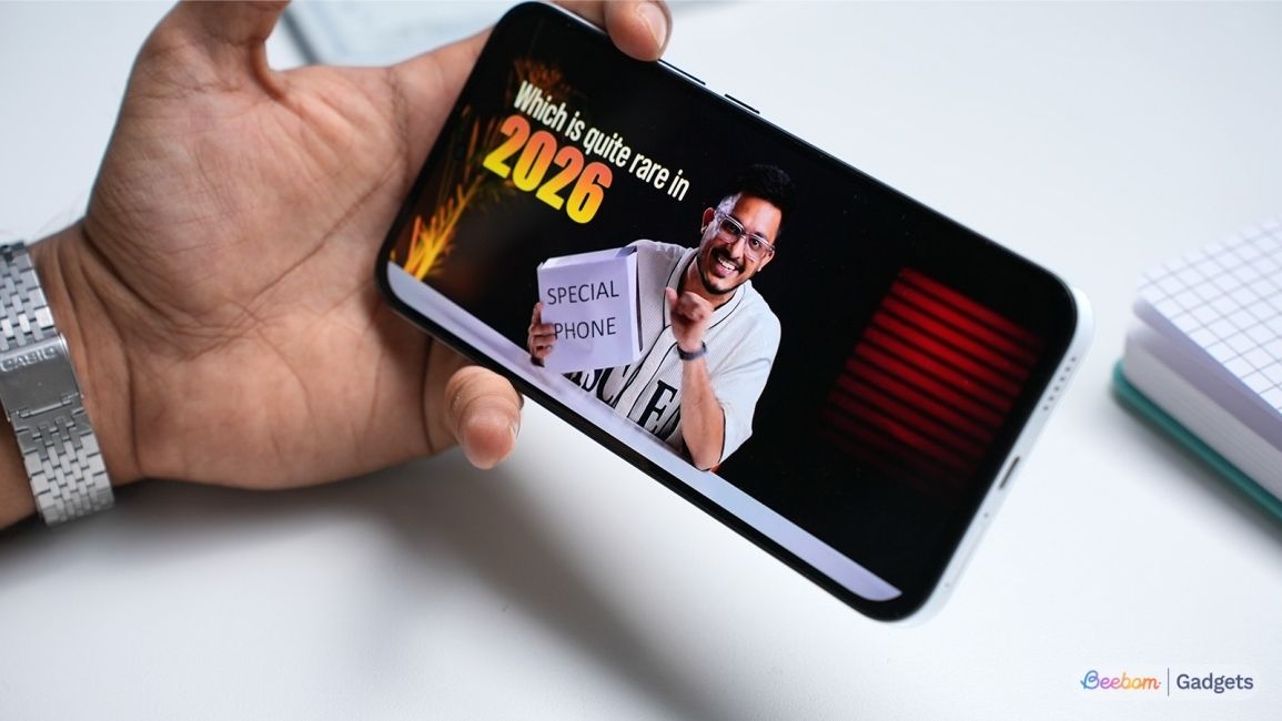 Watching content on the Nothing Phone 4b display