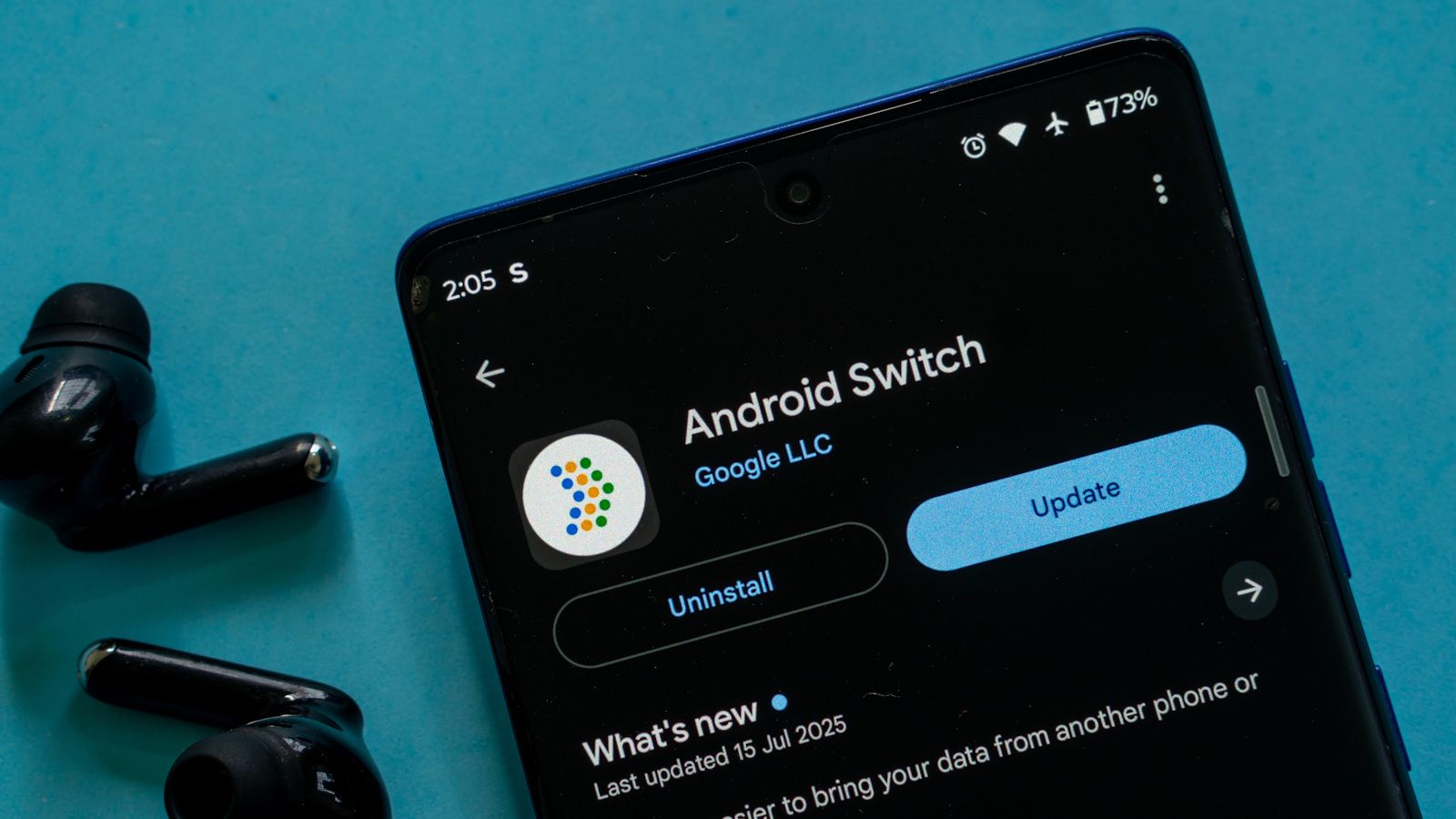 Android Switch Google Play Store update page Android Switch Google Play Store update page