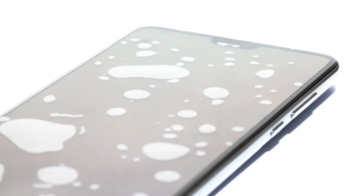 bubble or spots on the android screen