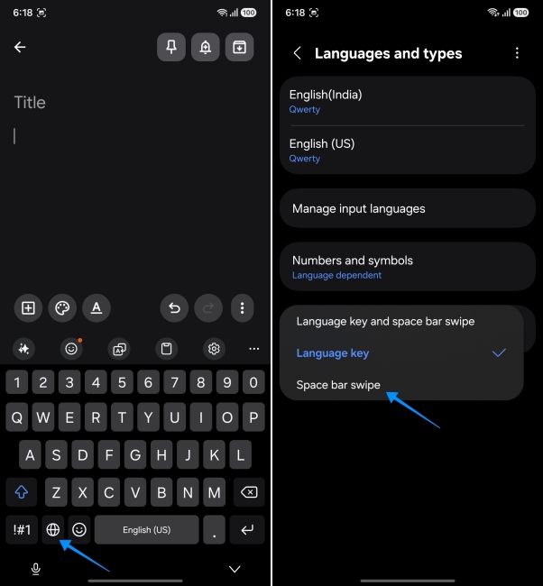 screenshot from an android phone showing how to change language in samsung keyboard screenshot from an android phone showing how to change language in samsung keyboard