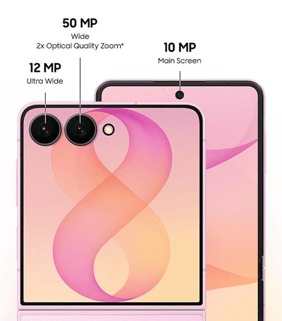 Galaxy Z Flip 8 camera details showcased