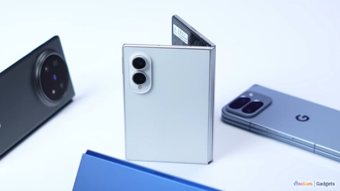 Samsung Galaxy Z Fold 8 from the back