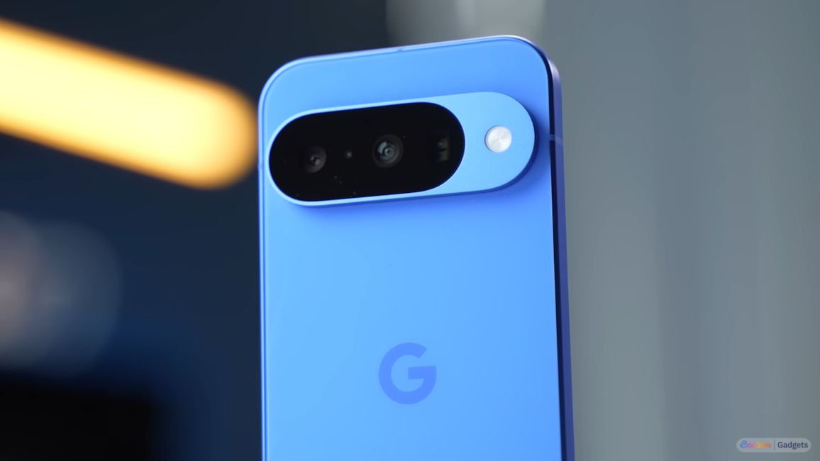 Google Pixel 10 blue back design shown Google Pixel 10 blue back design shown