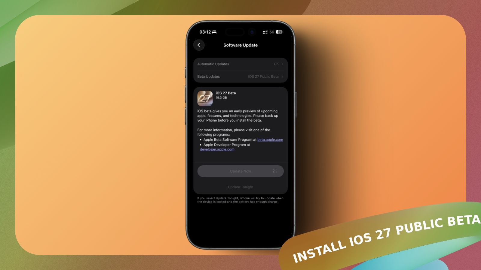 iOS 27 Public Beta Is Out: Here's How to Download It in 3 Easy Steps thumbnail iOS 27 Public Beta Is Out: Here's How to Download It in 3 Easy Steps thumbnail