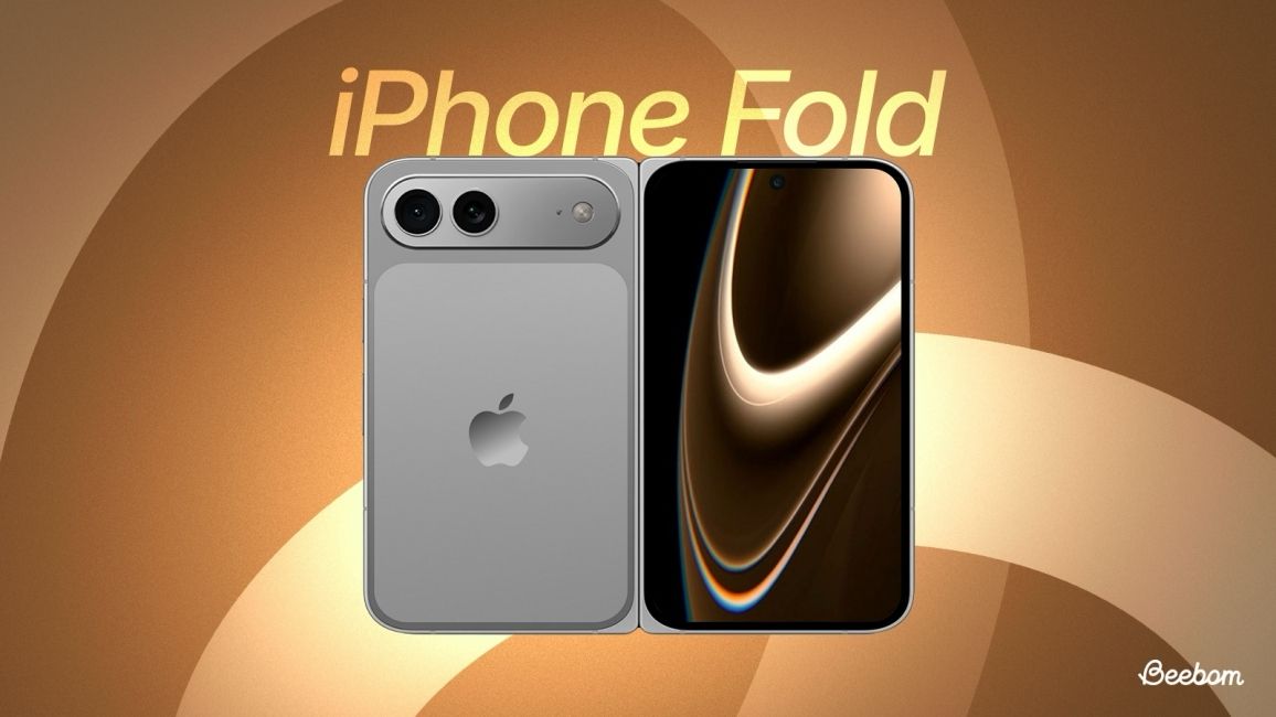 iPhone Ultra opened design showcase concept image against an orange background iPhone Ultra opened design showcase concept image against an orange background
