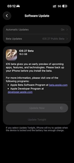 iOS 27 Public Beta 1 update rolling out to eligible iPhones iOS 27 Public Beta 1 update rolling out to eligible iPhones
