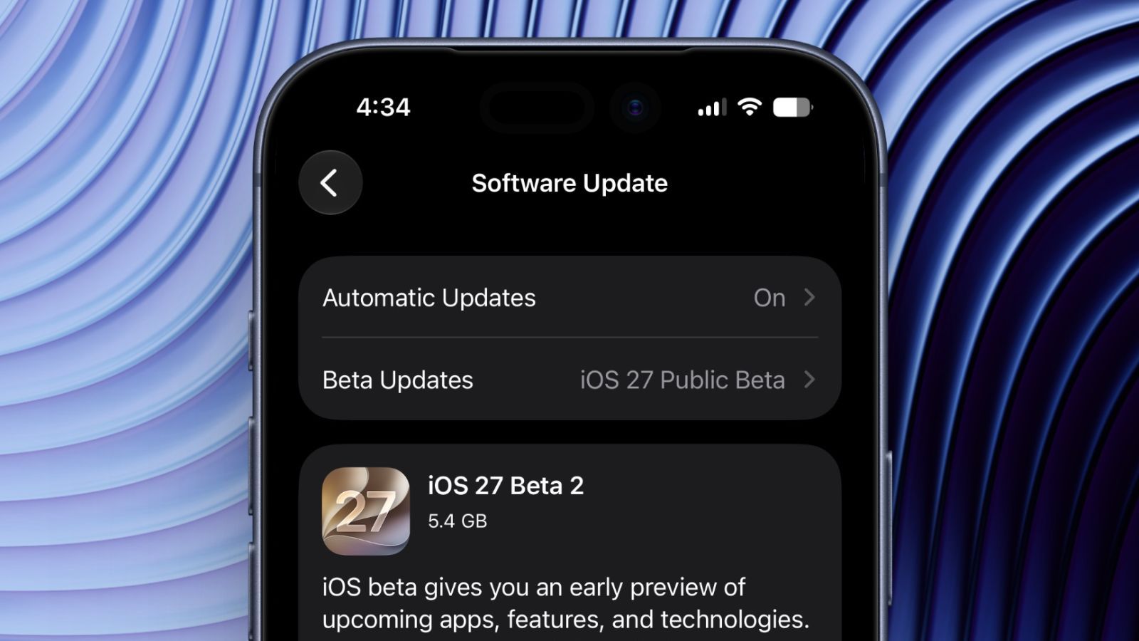 iOS 27 Public Beta 2 update rolling out iOS 27 Public Beta 2 update rolling out