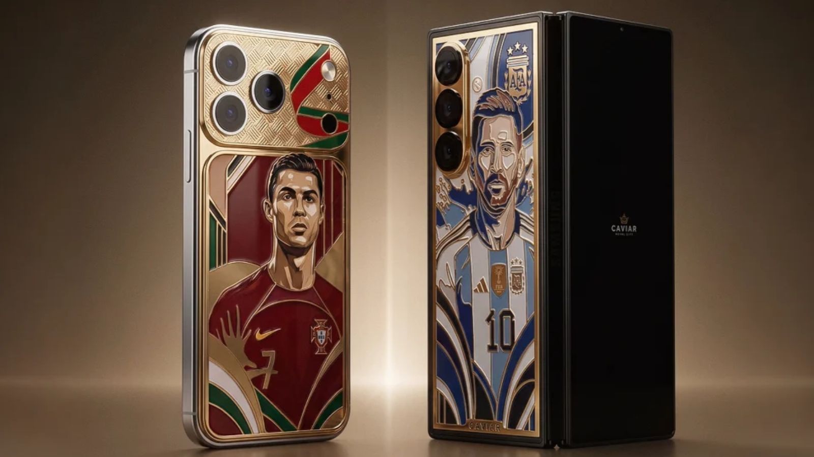 Caviar Just Made a Ronaldo and Messi Inspired iPhone 17 Pro and Galaxy Z Fold 8 Ultra thumbnail Caviar Just Made a Ronaldo and Messi Inspired iPhone 17 Pro and Galaxy Z Fold 8 Ultra thumbnail