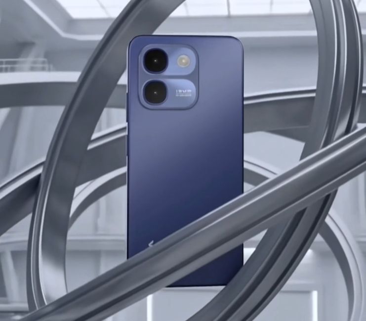 Lava Smart 4 Plus blue back design showcased Lava Smart 4 Plus blue back design showcased