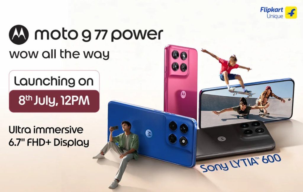 Moto g77 Power launch date and time in India confirmed Moto g77 Power launch date and time in India confirmed
