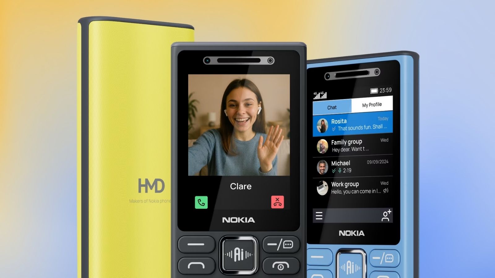 Nokia 200 4G colourways design and feature showcased