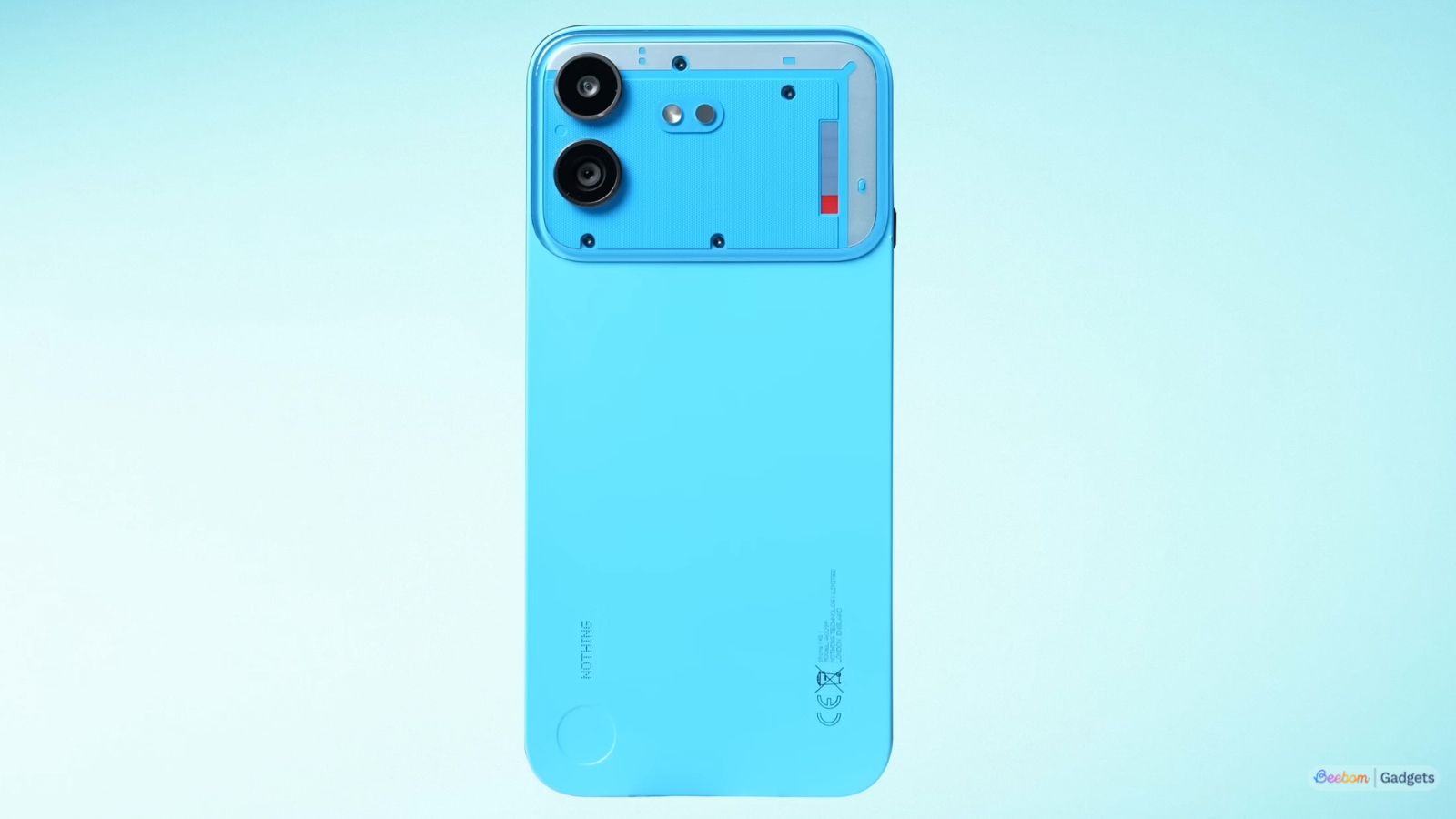 Nothing Phone 4b blue back design showcased
