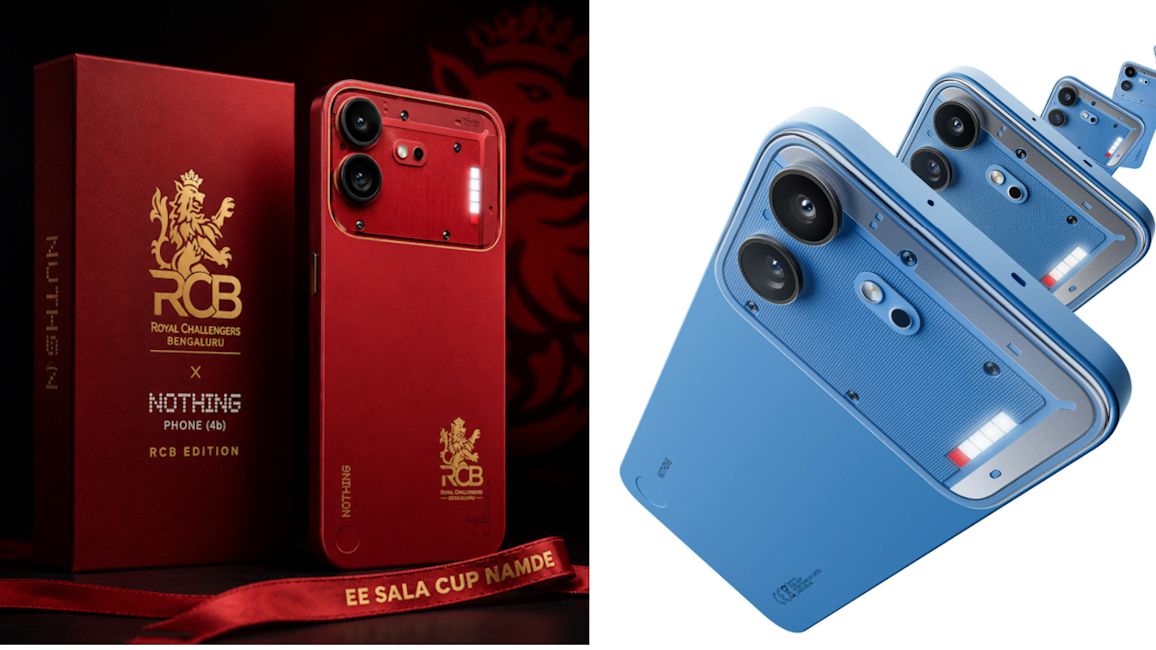 Nothing Phone 4b RCB Edition AI generated concept Nothing Phone 4b RCB Edition AI generated concept