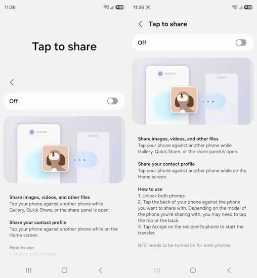 Samsung One UI 9 new Tap to Share feature Samsung One UI 9 new Tap to Share feature