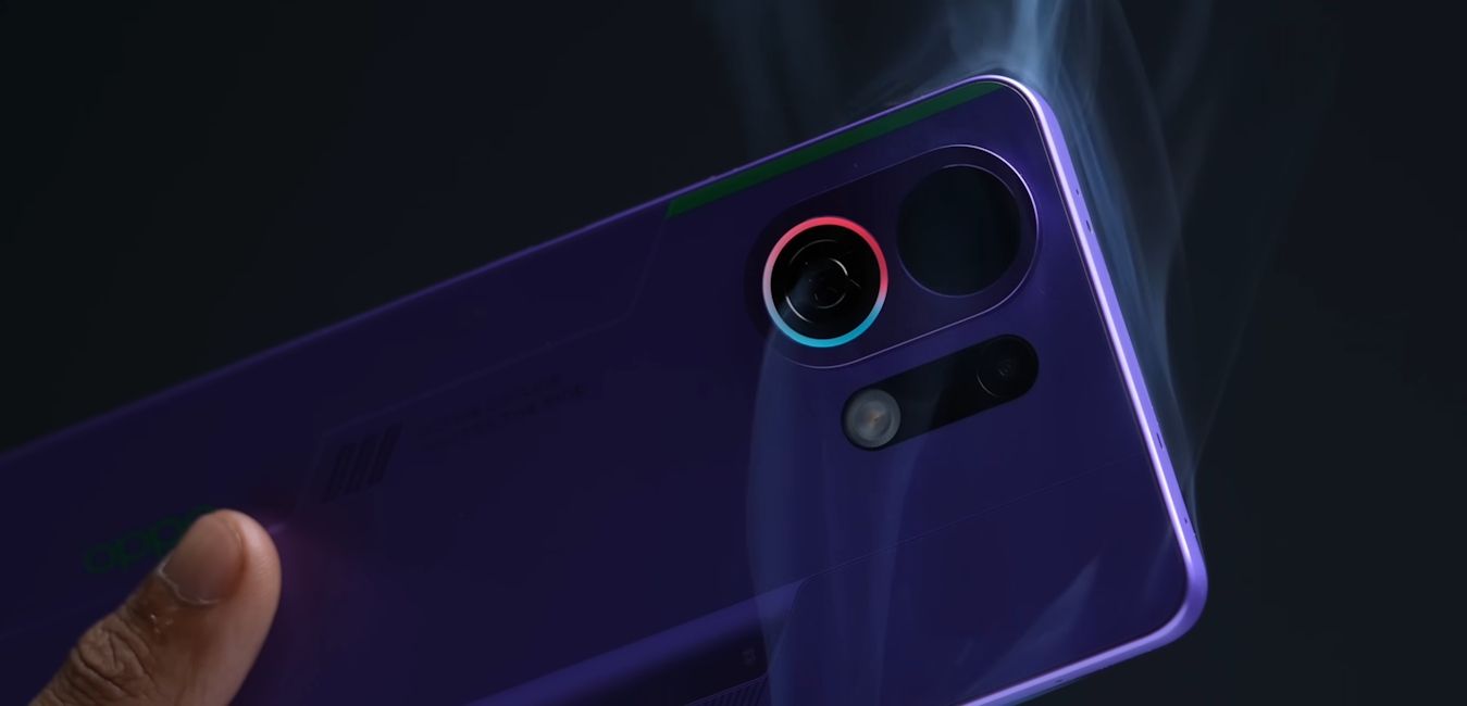 Oppo K13 Turbo Pro in-built fan at work
