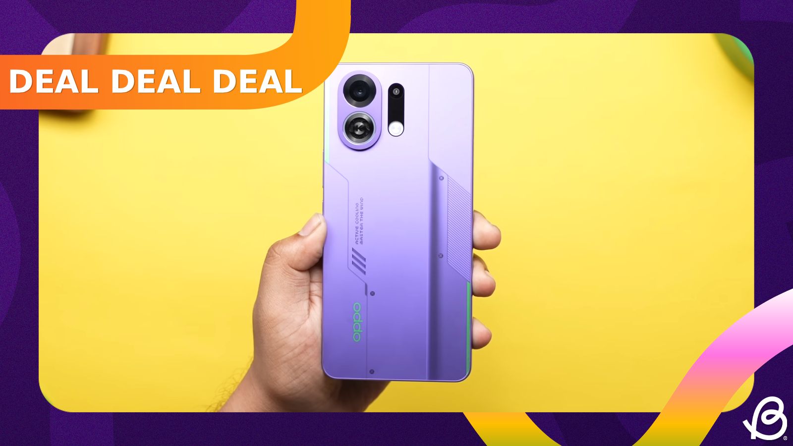 Oppo K13 Turbo Pro in hand design showcased in custom Flipkart sale banner