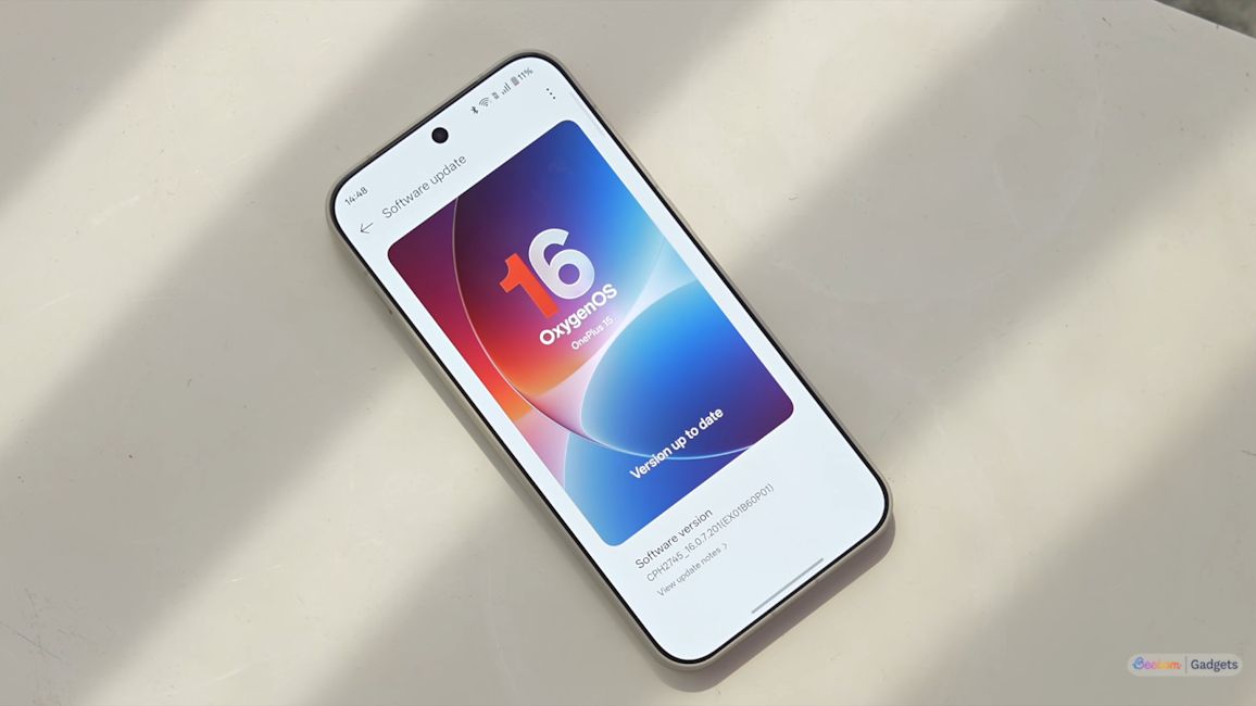 OxygenOS 16 update page showcased