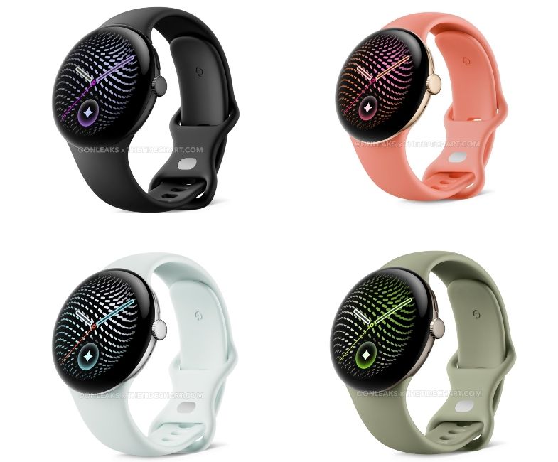 pixel watch 5 different colour options