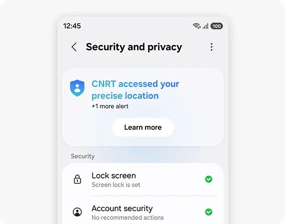 ai-powered location privacy alert in one ui 9
