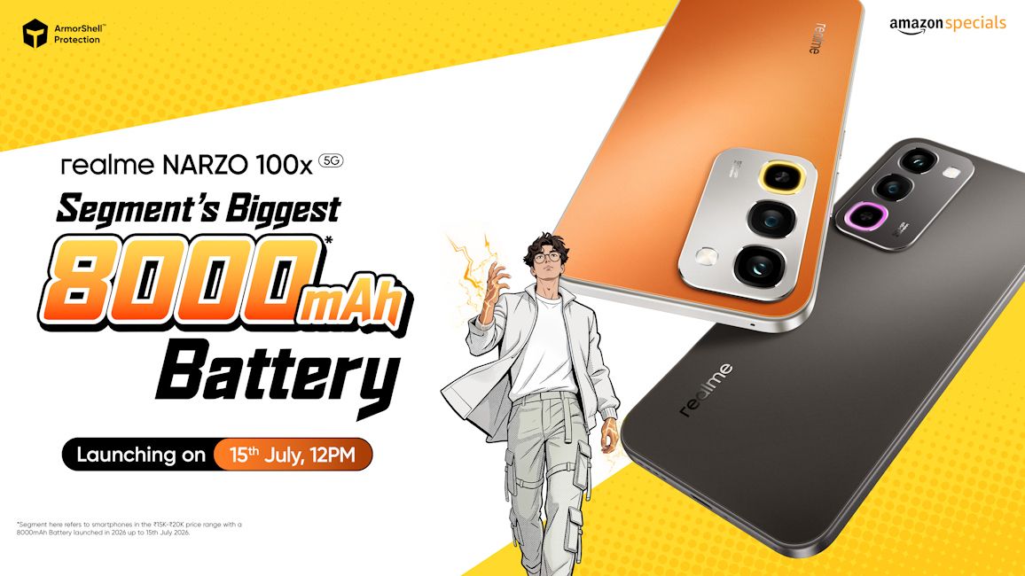 Realme Narzo 100x 5G India launch date banner image
