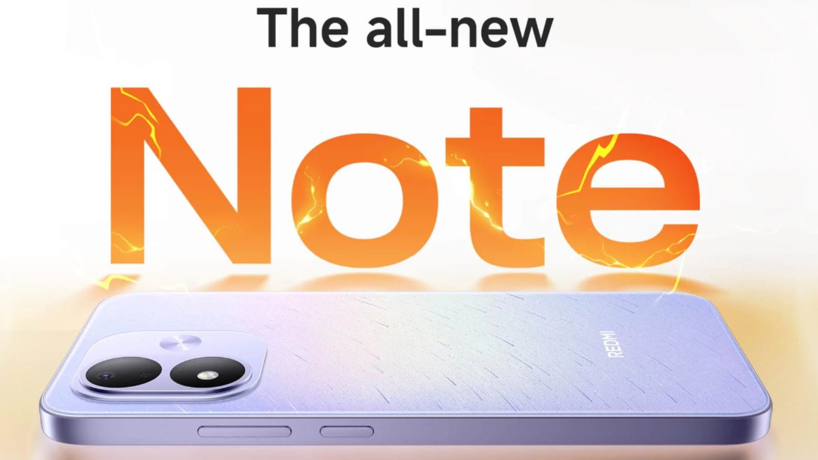 Redmi Note 17 5G showcased in the image with back design and "Note" branding