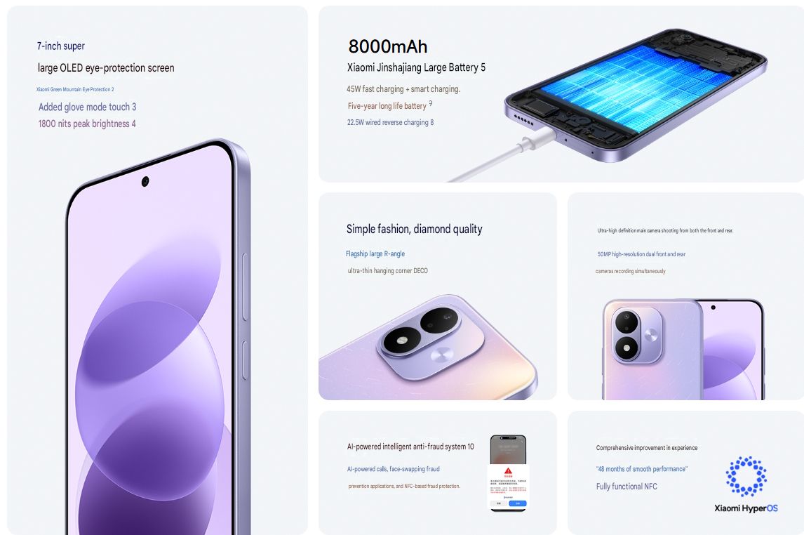 Xiaomi Redmi Note 17 specs and features