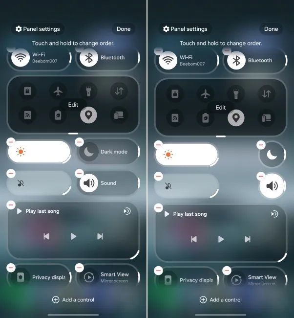 Samsung One Ui 9 Quick Settings customisation Samsung One Ui 9 Quick Settings customisation