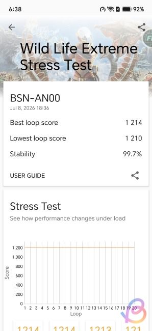 3dmark wild life extreme stress test of snapdragon 6 gen 5 3dmark wild life extreme stress test of snapdragon 6 gen 5
