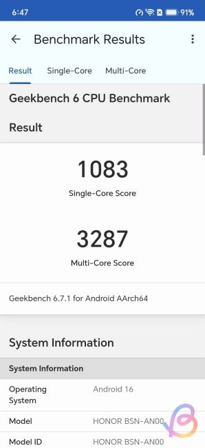 geekbench score of snapdragon 6 gen 5 geekbench score of snapdragon 6 gen 5