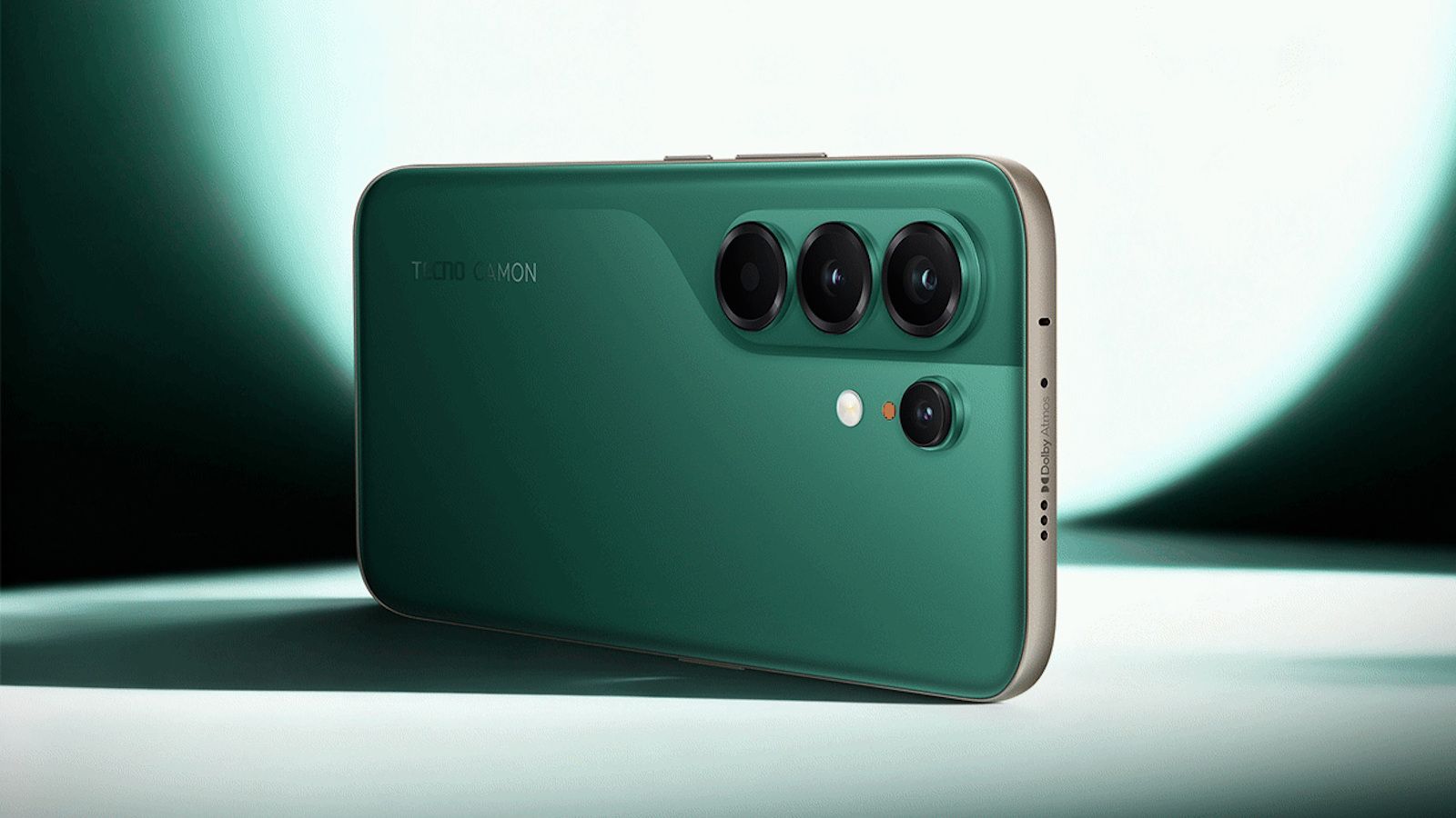Tecno Camon 50 Ultra back design showcased in green Tecno Camon 50 Ultra back design showcased in green