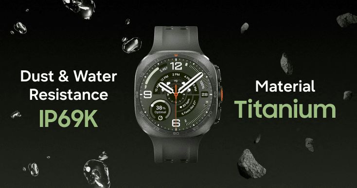 Samsung Galaxy Watch Ultra 2 Water Resistance details