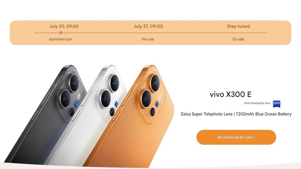 Vivo X300e design and sale details out for China Vivo X300e design and sale details out for China