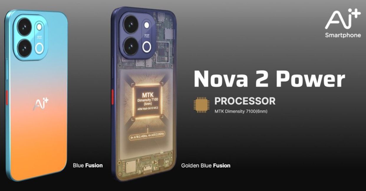 Ai+ Nova 2 Power 5G will be powered by the Dimensity 7100 processor