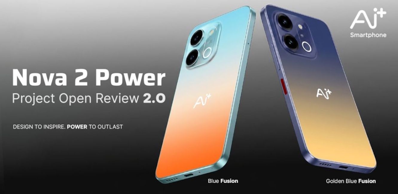 Ai+ Nova 2 Power 5G design and colour options
