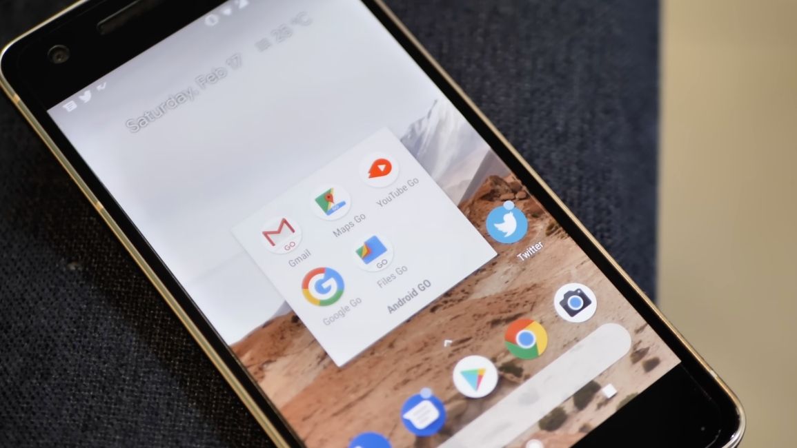 Android Go apps showcase in Pixel 2
