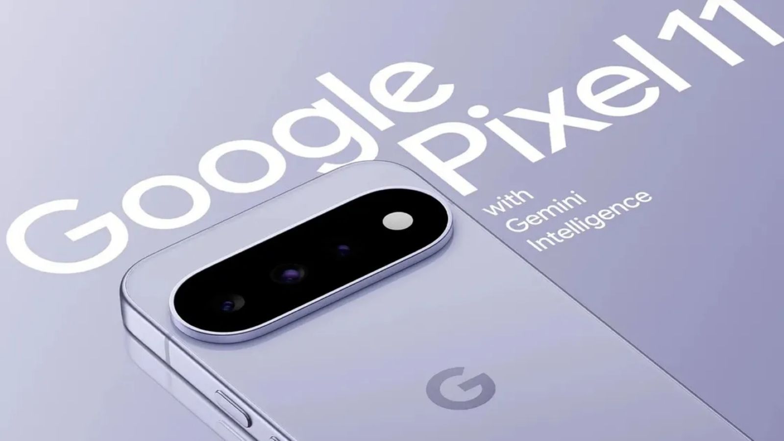 Google Pixel 11 in Frost colours showing in promotional image