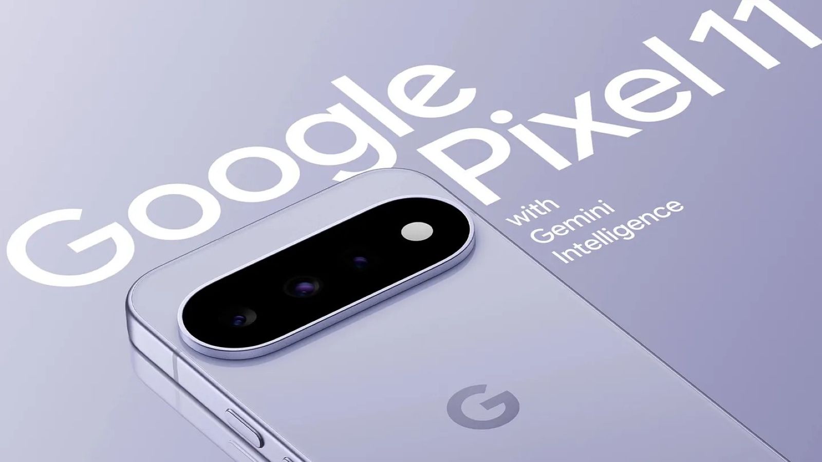 Google Pixel 11 from the back in frost colourway Google Pixel 11 from the back in frost colourway