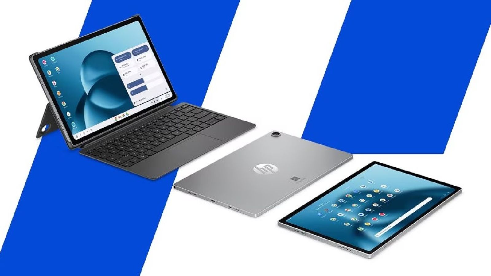 HP OmniPad 12 detachable tablet from the front and back